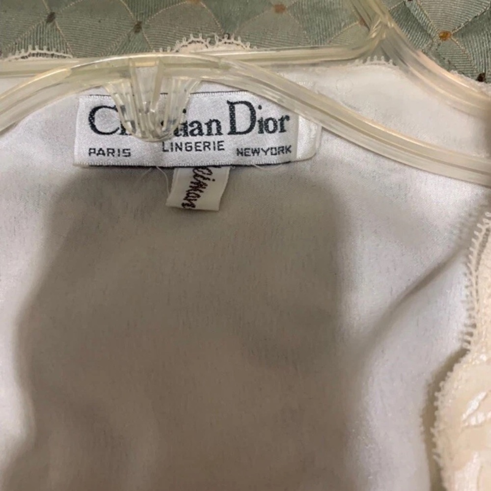Satin vintage Christian Dior Paris Loungewear robe gown Neiman Marcus - Picture 5 of 11
